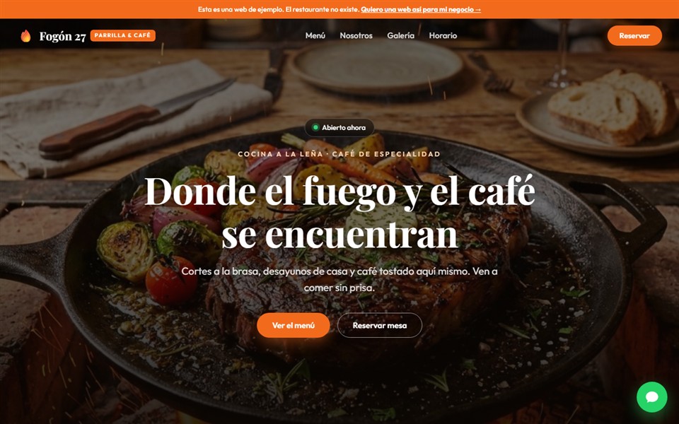 Restaurante de ejemplo
