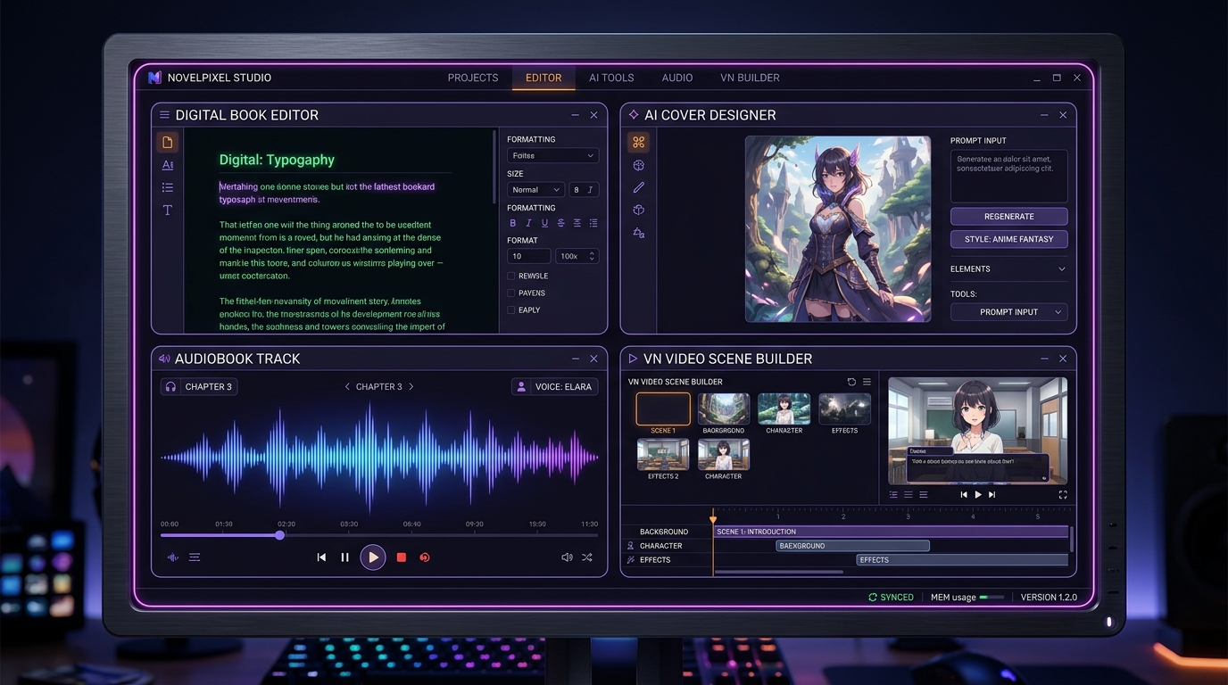 NovelPixel Studio Preview