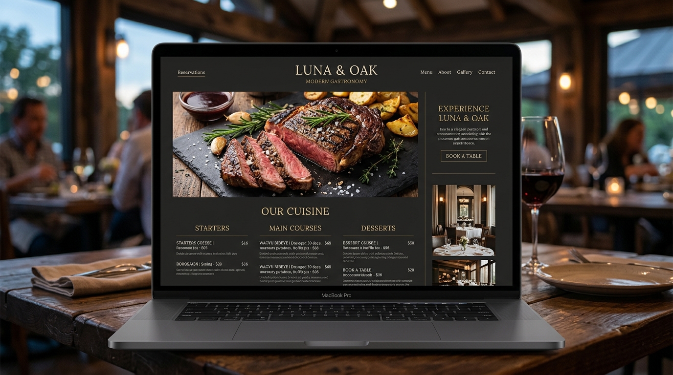 Diseño web para restaurantes